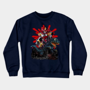 Godzilla vs Megazord Crewneck Sweatshirt